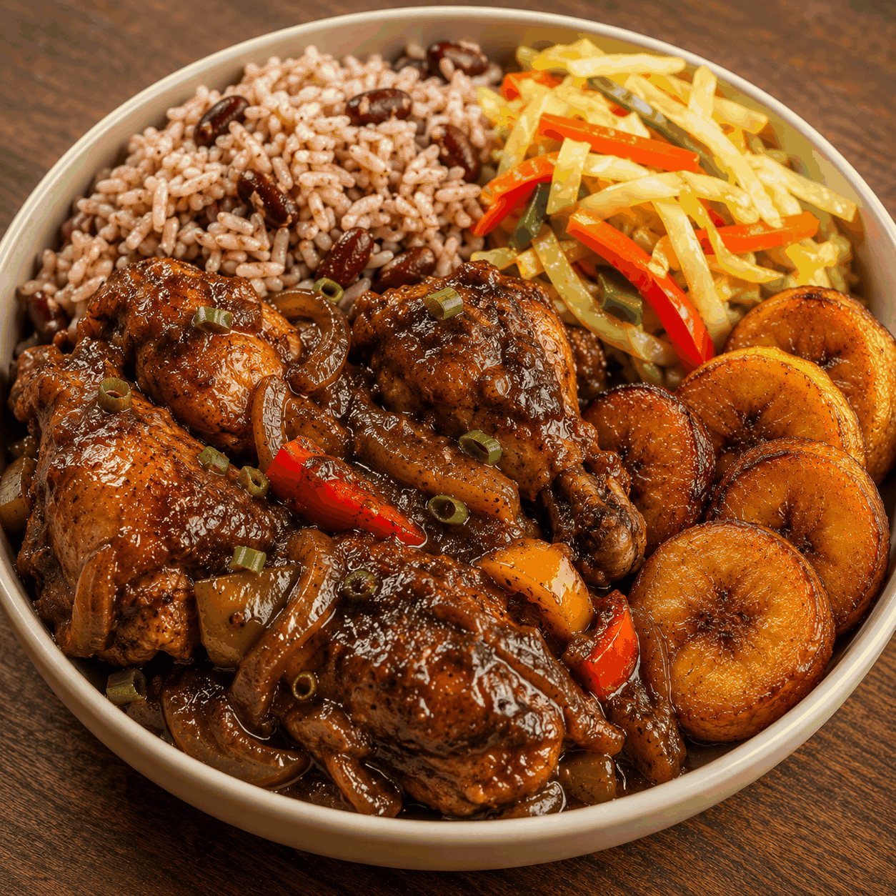 Brown Stew Chicken Bowl