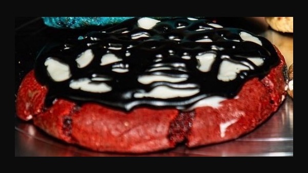 Original photograph of Boo Velvet Cookie by IZBakery