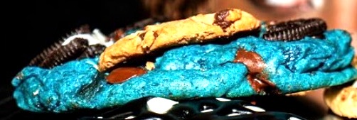 Original photograph of Cookie Monster Cookie by IZBakery